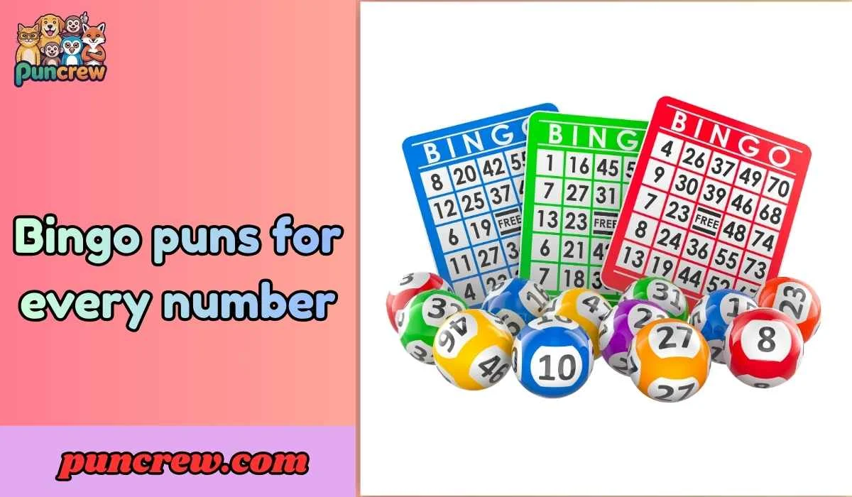 bingo puns for every number