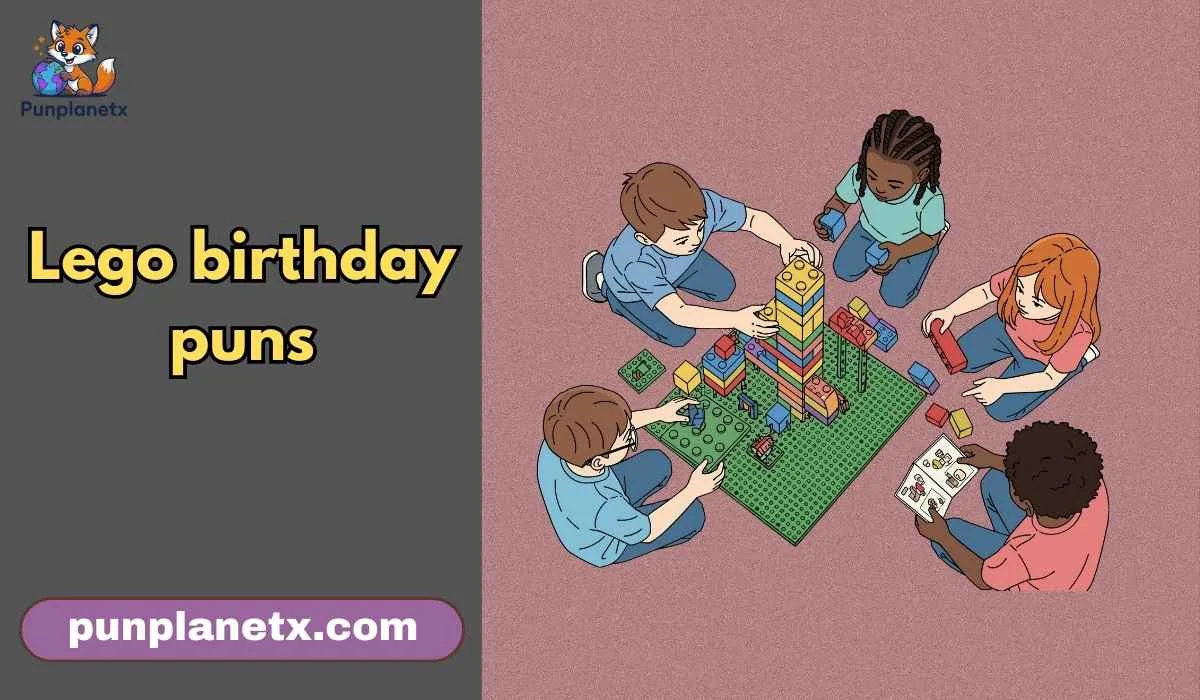 Lego birthday puns
