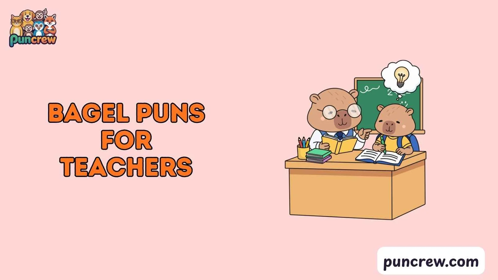 Bagel Puns for Teachers