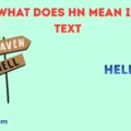 What Does HN Mean in Text