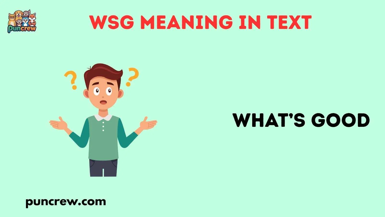 WSG Meaning in Text